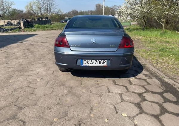 Peugeot 407 cena 10600 przebieg: 492400, rok produkcji 2008 z Góra małe 326